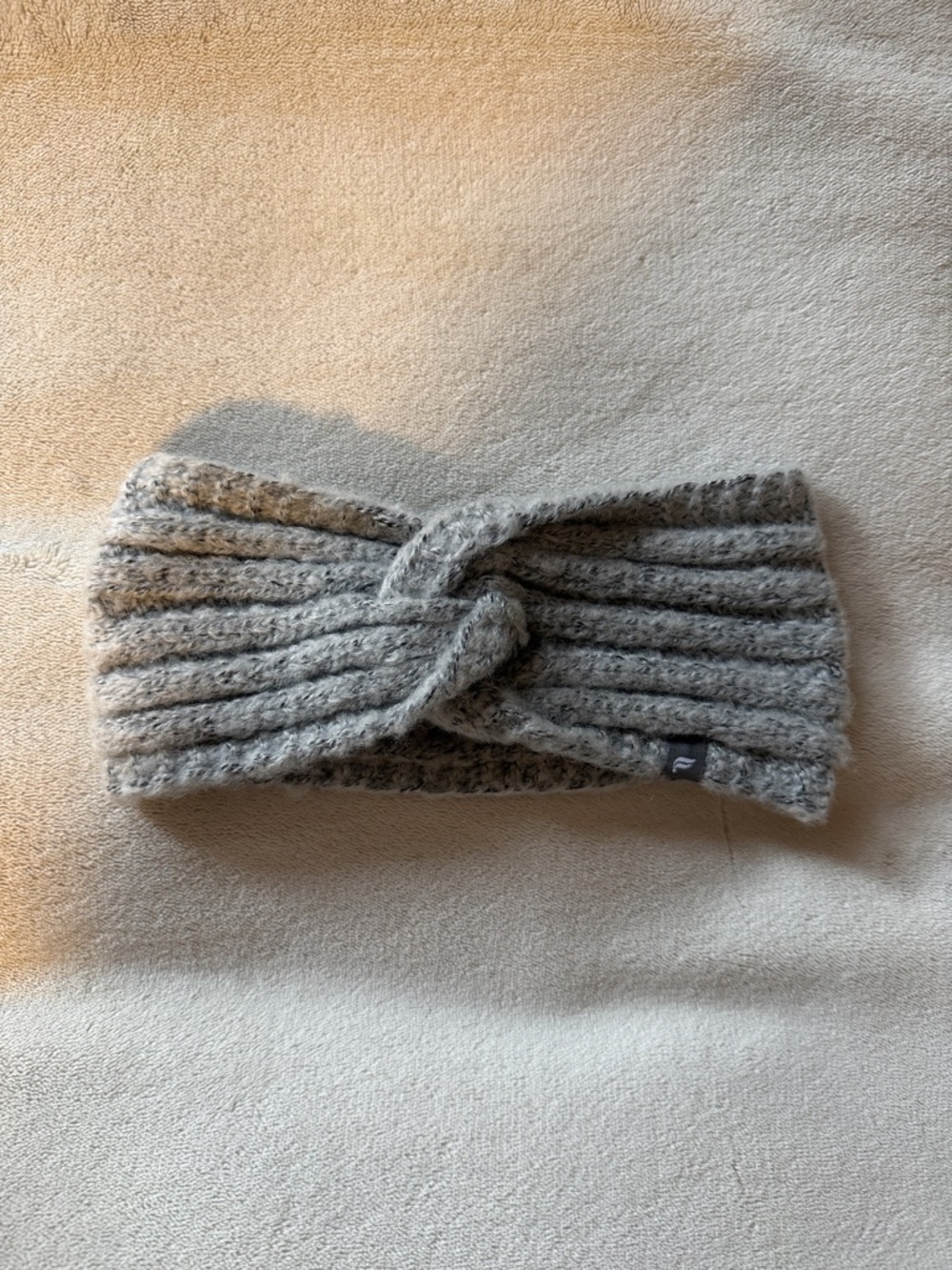 Fabletics Tablets Knit Twist Headband - Heather Gray (Never used)